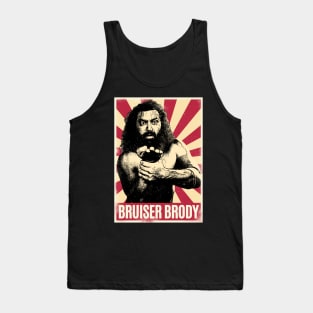 Retro Vintage Bruiser Brody Giving Pose Tank Top